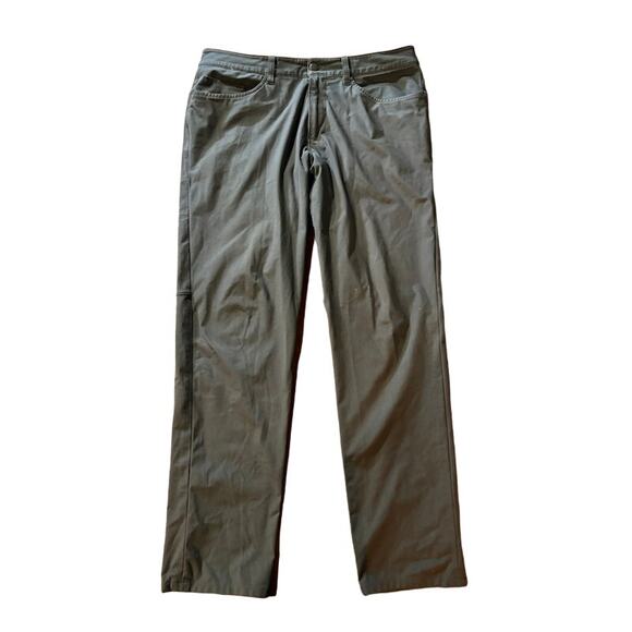 Lululemon Men's ABC pants chinos in obsidian gray waist 34 trousers - Picture 1 of 7